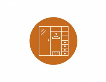 Spacious closets